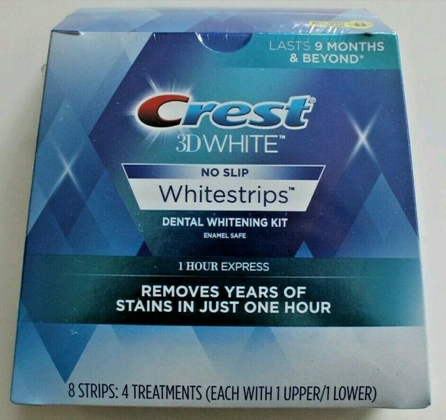 Crest 3d White Whitestrips 1 Hour Express Teeth Whitening Kit