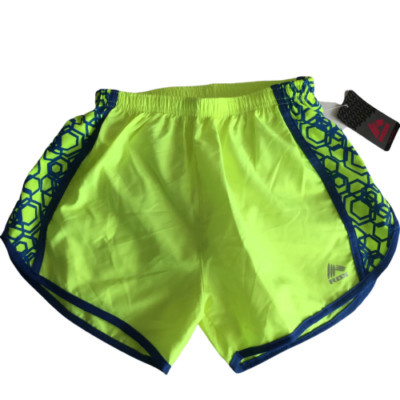 RBX Girl's Active Track Shorts Size 14/16 Performance Neon Shorts with Lining
