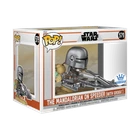 Funko Pop! Rides: Star Wars - The Mandalorian on Speeder (with Grogu) - Funko...