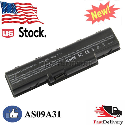 Battery for Acer Emachines D525 D725 E525 E725 E527 G620 G627 G725 AS09A31