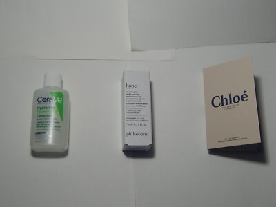 Skin Care Set Bundle, Cleanser & Moisturizer, Travel Size + Free Sample Fragance