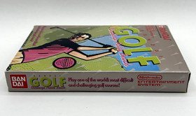 Bandai Golf: Challenge Pebble Beach Nintendo NES CIB Probado &iexcl;ENV&Iacute;O R&Aacute;PIDO LIMPIO!