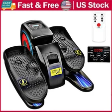 Under Desk Elliptical Machine, Ellipse Leg Exerciser Fully Assembled for Seniors