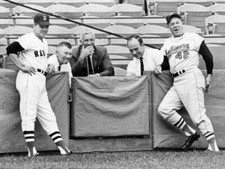 Boston Red Sox Manager Dick Williams Owner Tom Yawkey 1967 Baseball Old Photo
