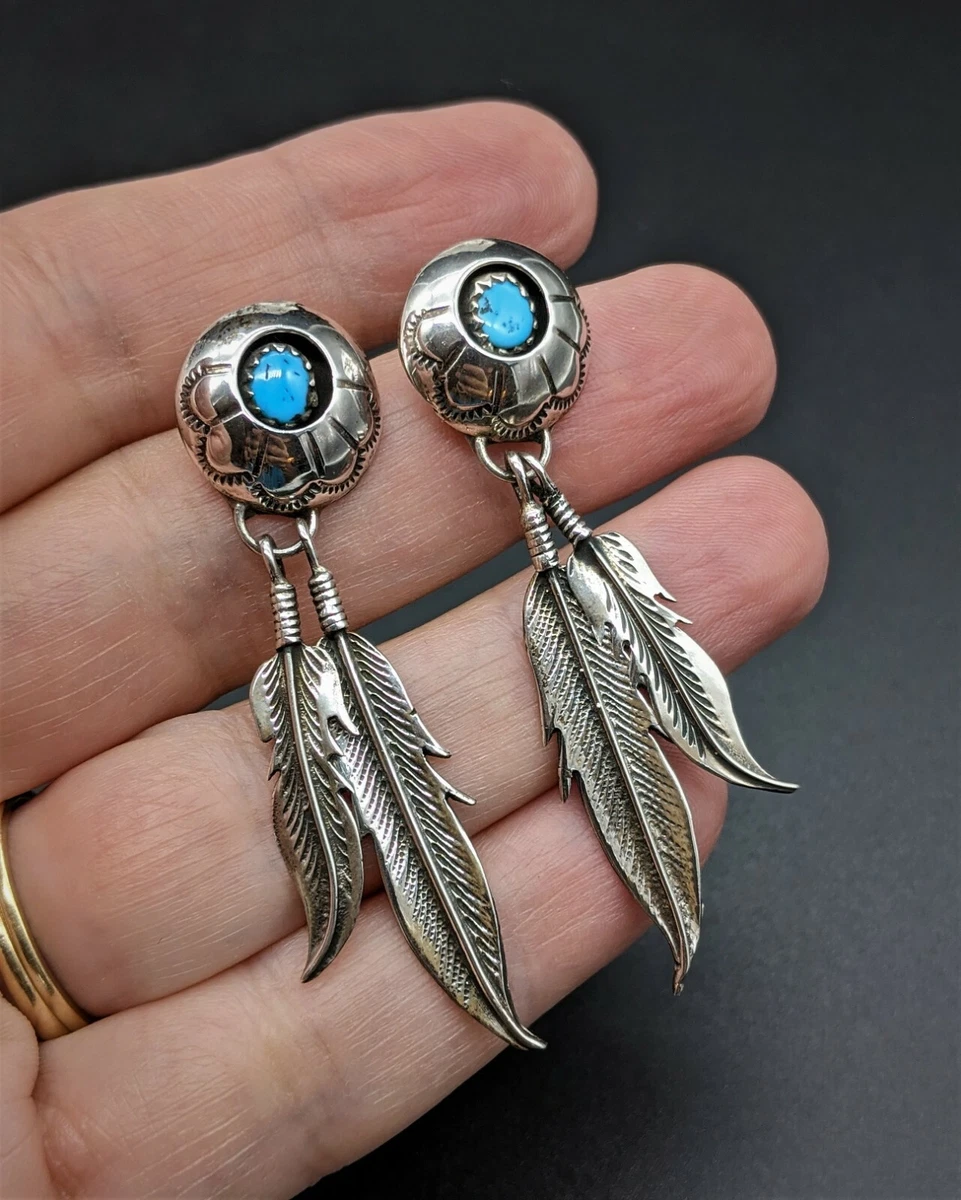 Native american sterling silver earrings sale