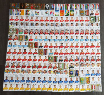 2018 FIFA WORLD CUP Russia Panini STICKERS 00-251 SHINE FOIL
