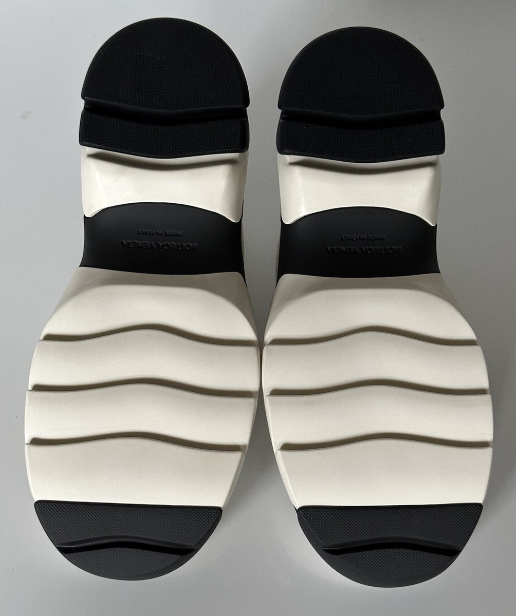Bottega Veneta★素敵！Men's Neutral Lagoon Leather Sneakers Bottega Veneta Men's Neutral Lagoon Nappa Leather Sneakers 9