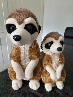 Wild Republic Erdmännchen Stofftiere 9 Zoll & 12 Zoll. Top Zustand.