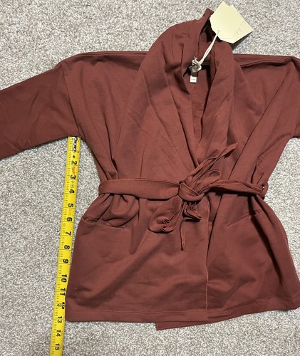 Gray Label Kids Organic Clothing Chunky Cardigan Sweater Burgundy Size 3-4y - Picture 4 of 6
