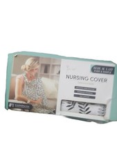 Bebe AU Lait Pure  Simple 5-in-1 Cover with gray and white stripped Or Black An