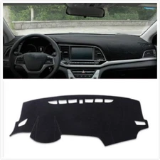 Black Dashboard Dash Mat DashMat Sun Cover Pad Fit For 2017 2018 Hyundai Elantra