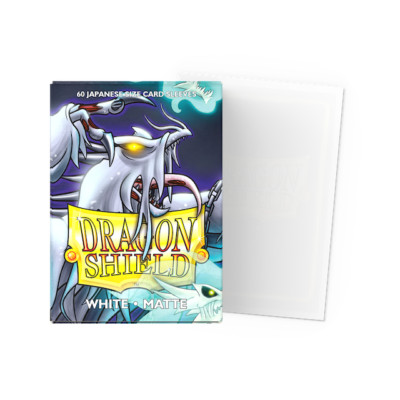 Dragon Shield Small Sleeves - Matte White (60 Sleeves)