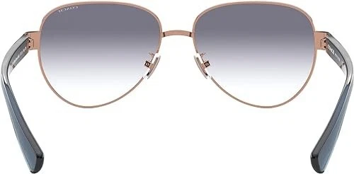 Coach Women's Sunglasses HC7111 933179 Rose Gold Aviator Gray Gradient Lens 57mm - Image 4 of 4