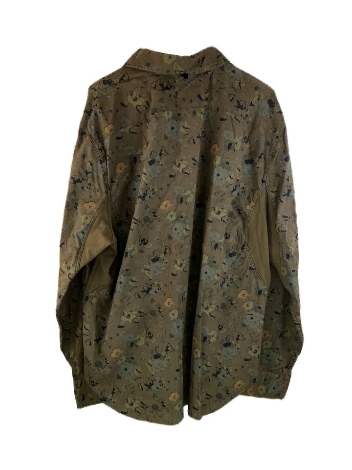 rag & bone new york Army Floral Pursuit Rove Shirt XXL Men's Green New with Tags - Image 4 of 4