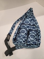 NoBo Blue Geometric Design Sling Bag ~ Light ...
