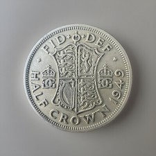 Great Britain King George VI Cupro-Nickel Half Crown - 1949