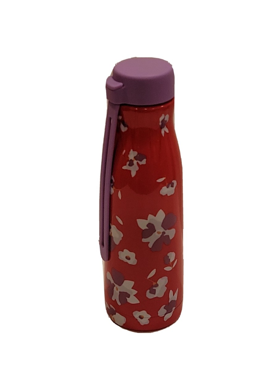 Tupperware Watercolor Insulated Flask Floral Fashion Pink Hot or