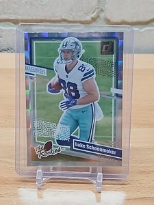 2023 Donruss Football Luke Schoonmaker #18  The Rookies Dallas Cowboys  