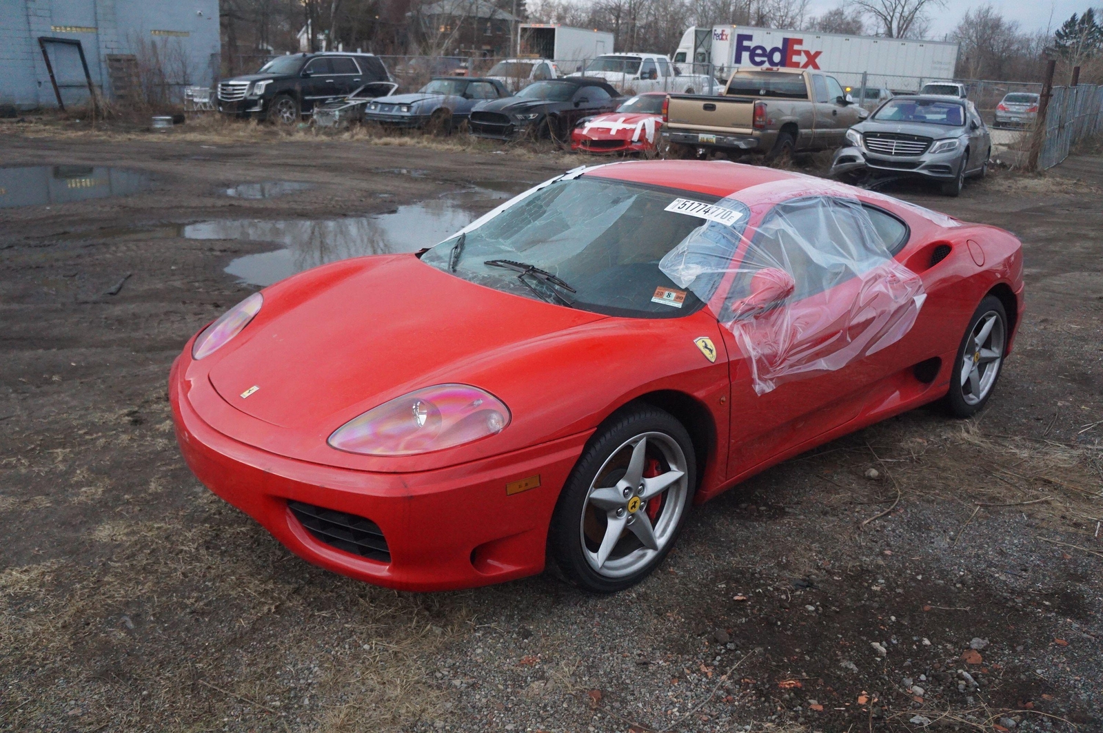 Windshield Wiper Cowl Trim Panel Tray 65544100 Ferrari 360 430 Coupe Challenge