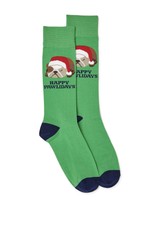 Holiday Time Men's Christmas Santa Paws Socks Size 6-12 New