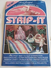 Shirley Botsford Strip It Cochet Patchwork Rag Rug Ribbon Craft Patterns