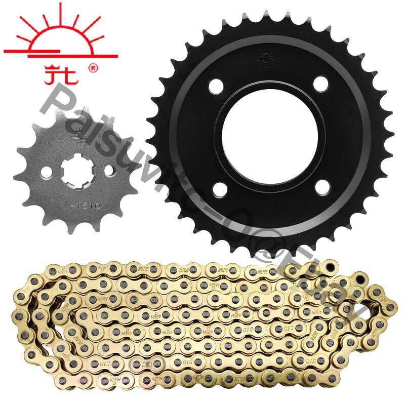 DID Gold Heavy Duty 428-132L Chain & JT Sprocket Upgrade Kit