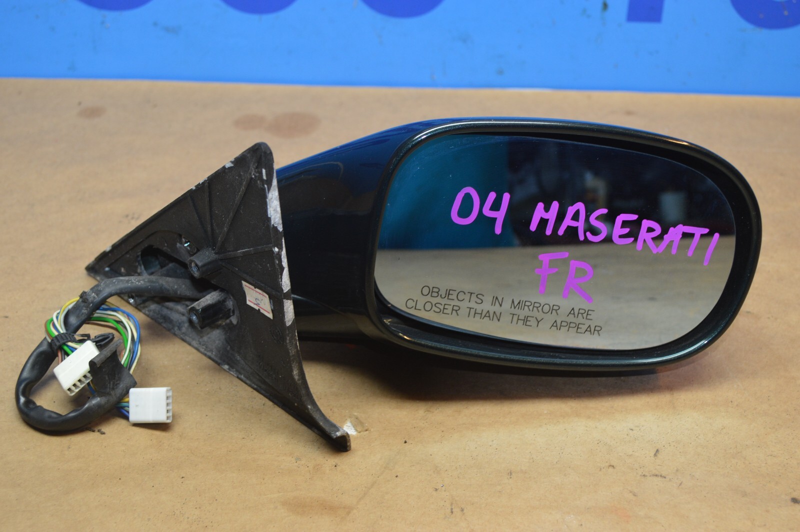 2004 M138 MASERATI GT COUPE RIGHT PASSENGER SIDE DOOR MIRROR ASSEMBLY