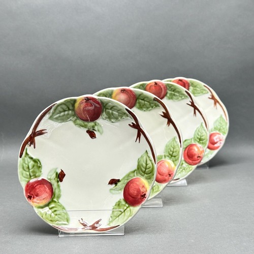 Antique Hautin Boulenger et Cie Choisy-Le-Roi Barbotine Majolica Side Plates