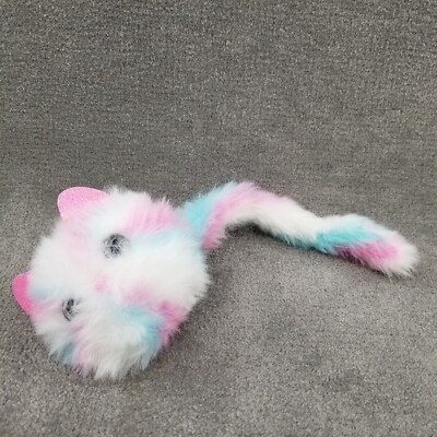 Pomsies Pom Pom Pet Snowball Lovable Interactive Cat Fun White Blue Pink Multi