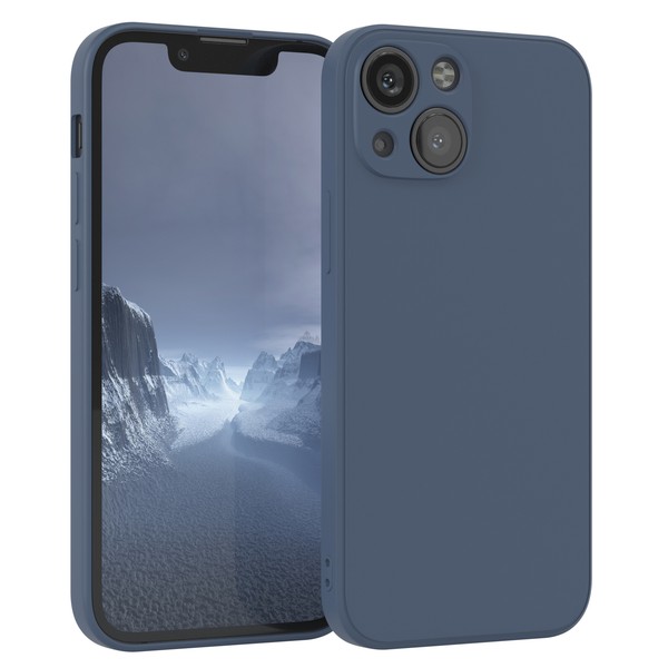 FüR Apple Iphone 13 Mini HandyhüLle Silikon Back Cover Schutz Handy Case Petrol-image