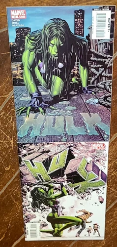 She-Hulk #23 & #24 by Peter David, (2008, Marvel): Mike Deodato Jr. Covers!