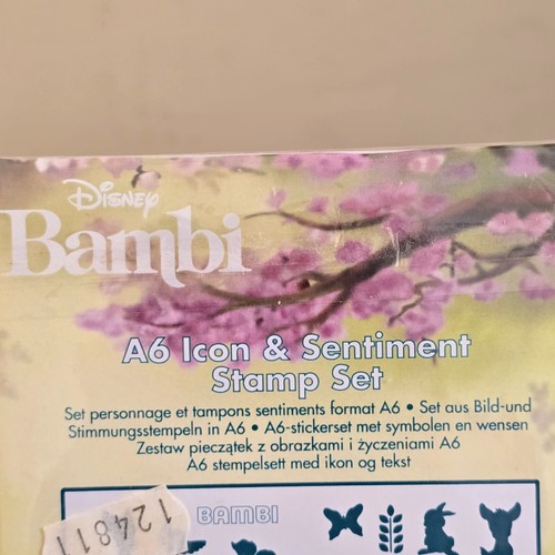 Disney Bambi A6 Icon & Sentiment Stamp Set DIS1810 - Picture 3 of 9