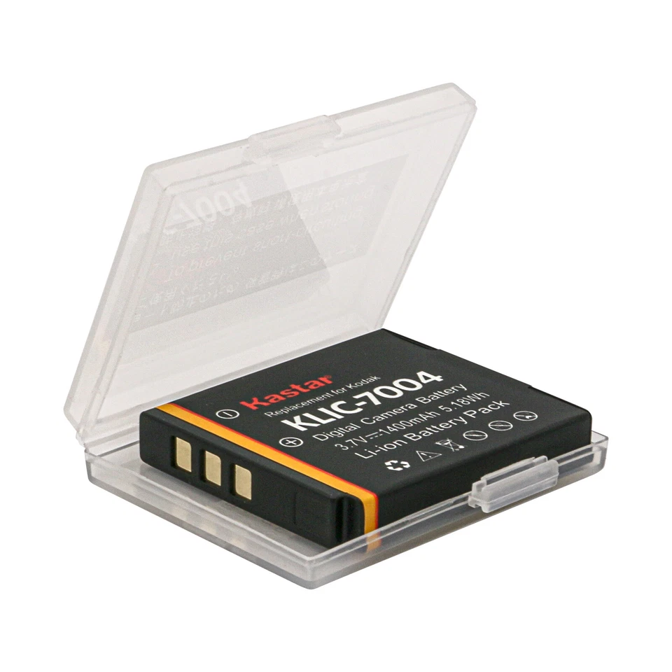 Carregador de parede CA bateria Kastar para Kodak EasyShare M1033, M1093 IS, Zi12, Zx3 - Imagem 2 de 4