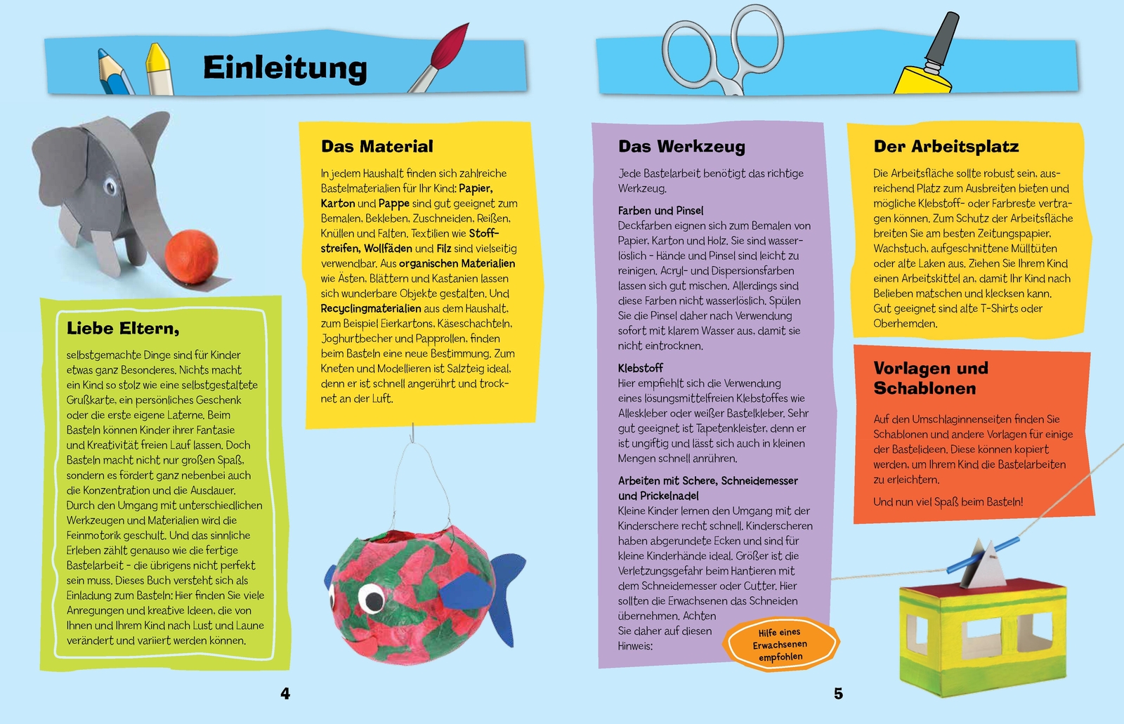 Thumbnail - Bastelbuch Für Kinder Ab 2 Jahren Elisabeth Holzapfel