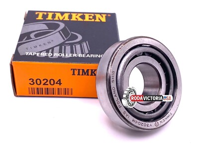 TIMKEN 30204 Tapered Roller Bearings 20x47x15.25 mm | eBay