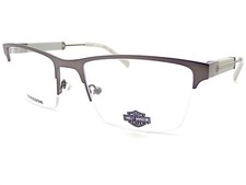 Harley Davidson Glasses Frame Brown Grey Semi Rimless RX Spectacles HD9013 009