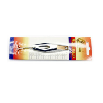 Delta Fishing Qualitäts Zocker Pilker Hühnergott Chrom 20G Sha
