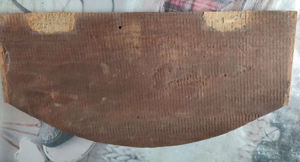 Antiguo frontón gótico de roble tallado francés de 18" arquitectónico Foto 4 de 4