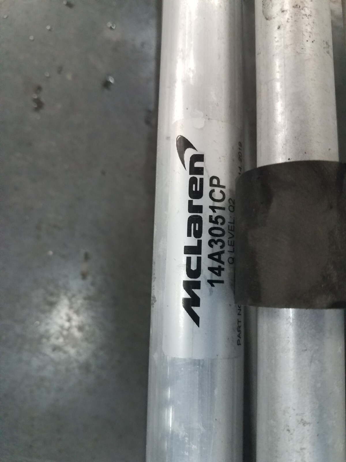 2021 McLaren 765LT Center Tunnel Lines / Pipes #5537 C7