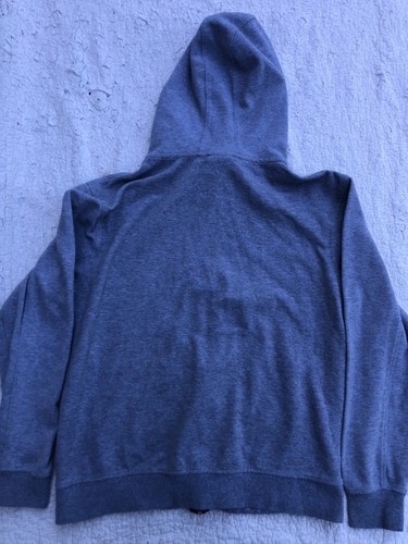 Men's Medium CSG Full Zip Hooded Gray Fleece Jacket - Picture 6 of 8