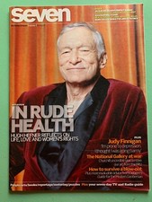 SEVEN mag 21-Sept-2008 HUGH HEFNER Judy Finnigan Gethin Jones Jack Ryder Blur UK