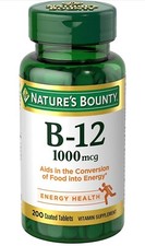Nature  s Bounty B-12 1000mcg Vitamin Tablets - 200 Count