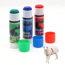 Livestock Marker Crayon,Livestock Maker for Pig,Cow,Goat(3 Pack,Red, Blue, Green