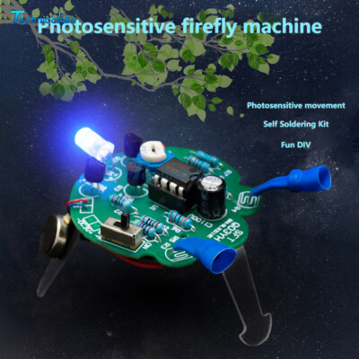 LED Breathing Light DIY Kits Photosensitive Sensor Simulated Firefly Flashing