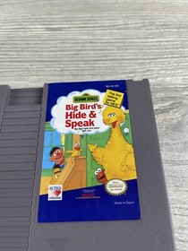 Sesame Street: Big Bird's Hide & And Speak - Nintendo NES Game  Tested