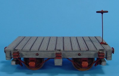 On3/On30 WISEMAN #CSM010 BACKWOODS LOGGING / MINING 4 WHEEL FLAT CAR KIT