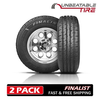 Set of 2 Finalist Terreno H/T 265/70R16 112T Highway Terrain SUV Tires 265 70 16