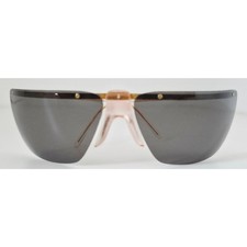 VINTAGE NEW 1970's Gray Lens with Gold Arm and Pink Bridge Sunglasses