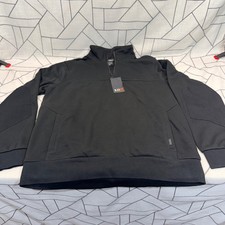 5.11 Tactical Job Shirt 1/4 Zip 2.0 XL Black Pullover 72534