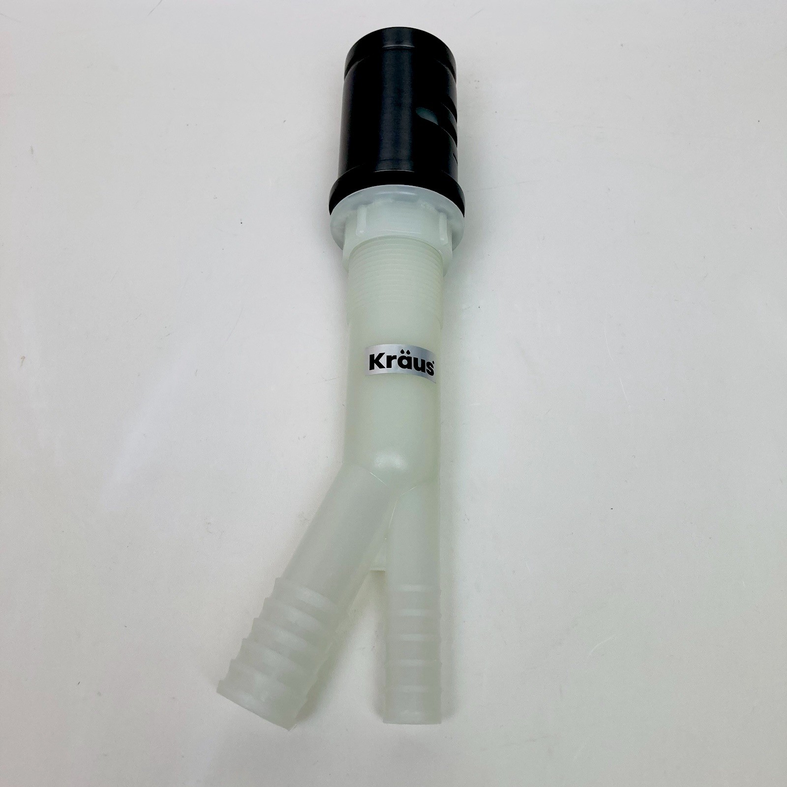 Kraus Dishwasher Air Gap in Spot Free Black  Solid Brass and Plastic, KAG-1SFB